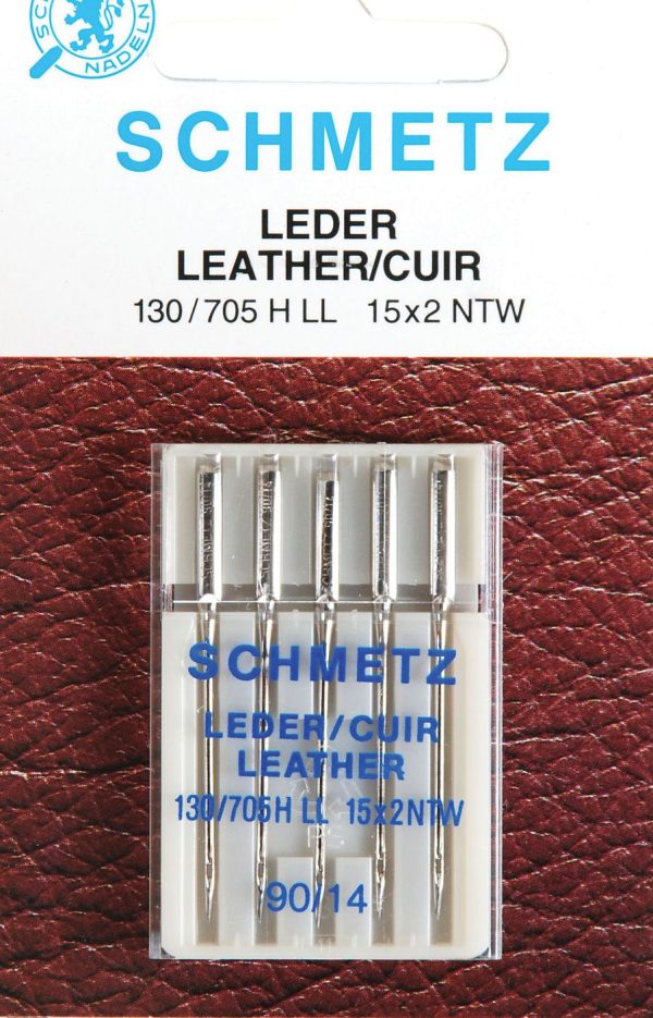 AGUJA SCHMETZ 705H-LL PIEL/CUERO Nº 90 X5